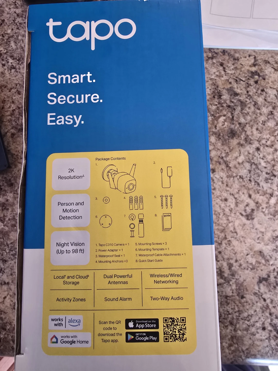 Two TP-Link Tapo C310 outdoor Wi-Fi security cameras for sale. - photo 5