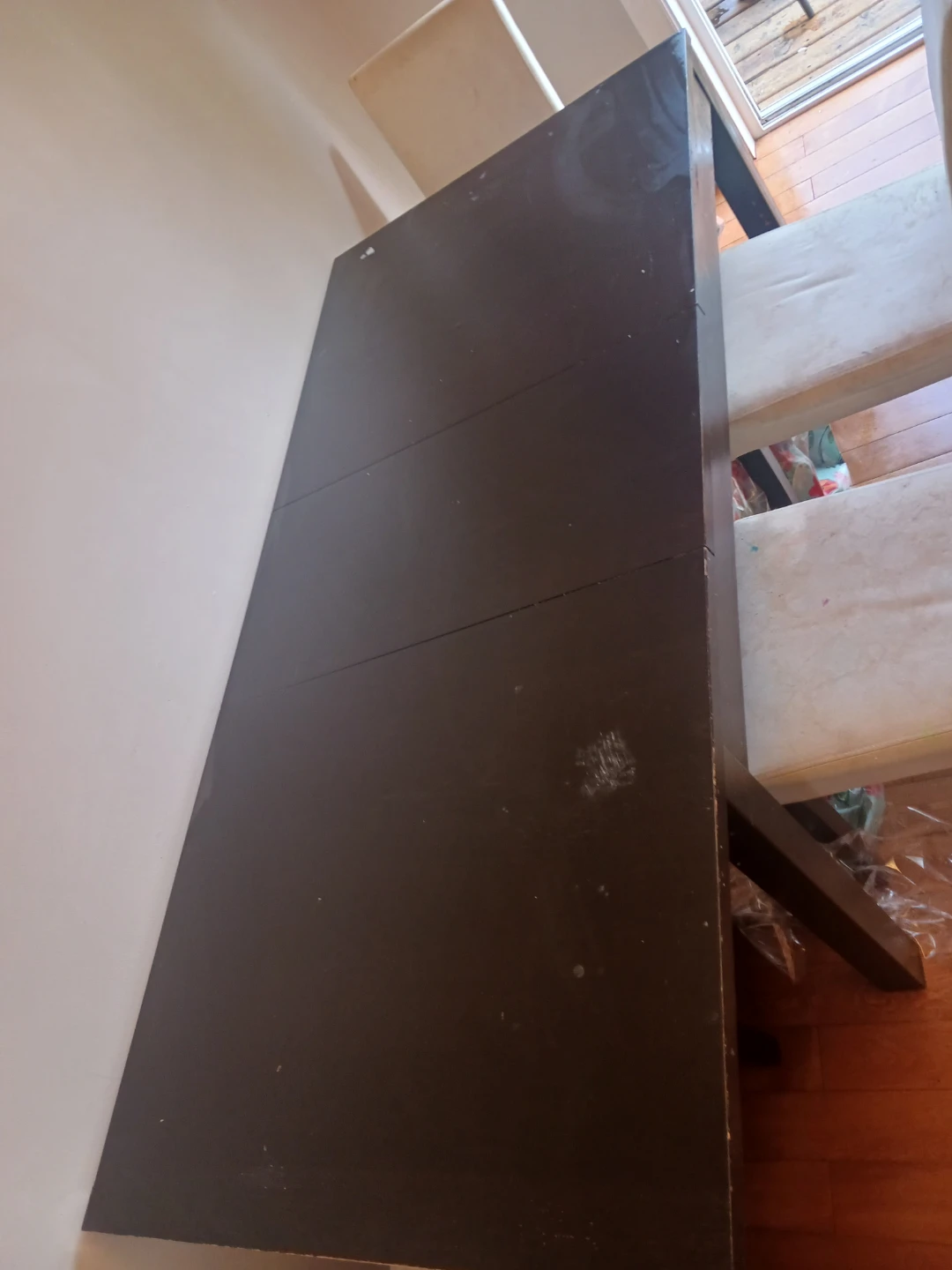 Dark Brown Dining Table with 4 Chairs - photo 2