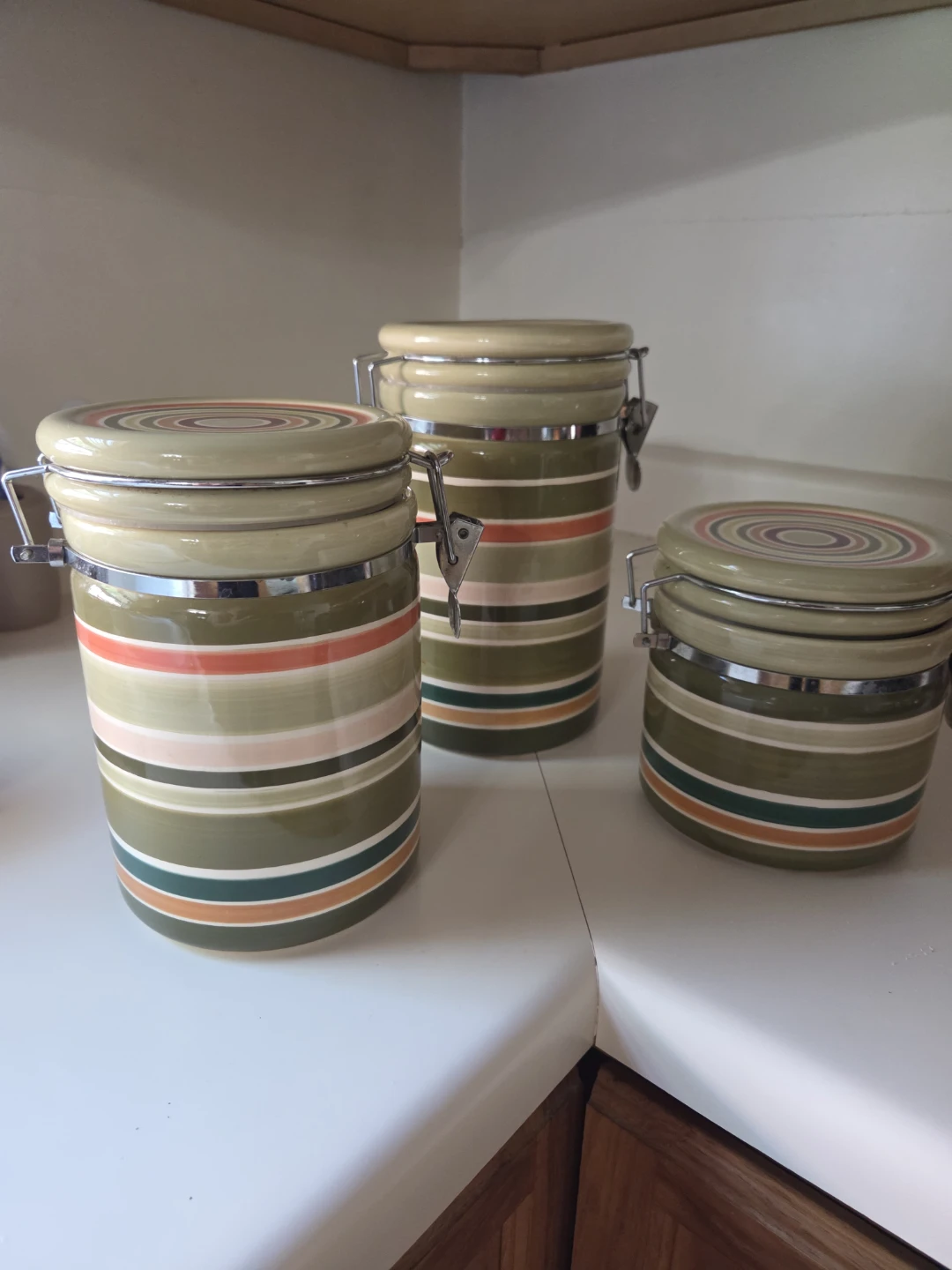 Certified International Ceramic Canisters - Set of 3