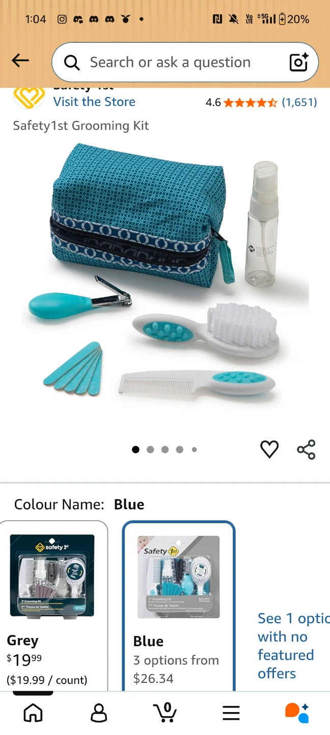 Safety 1st baby Grooming Kit - Blue - photo 3