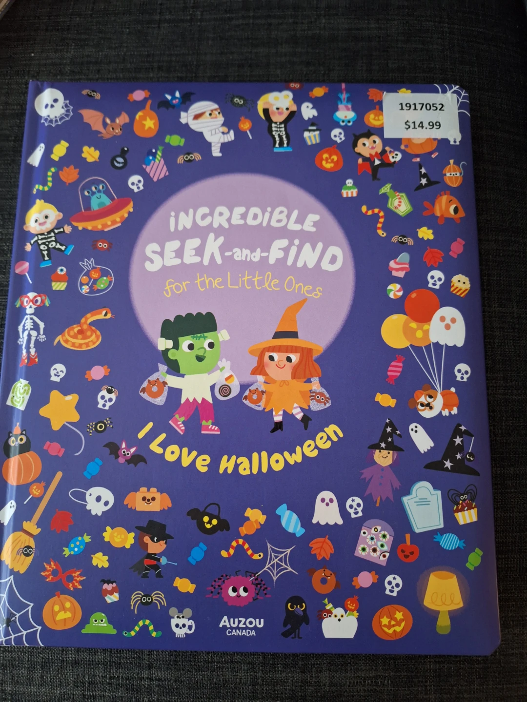 Auzou I Love Halloween Seek-and-Find Book