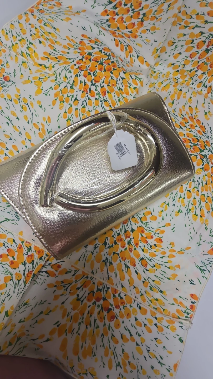 Gold Clutch Handbag - photo 3