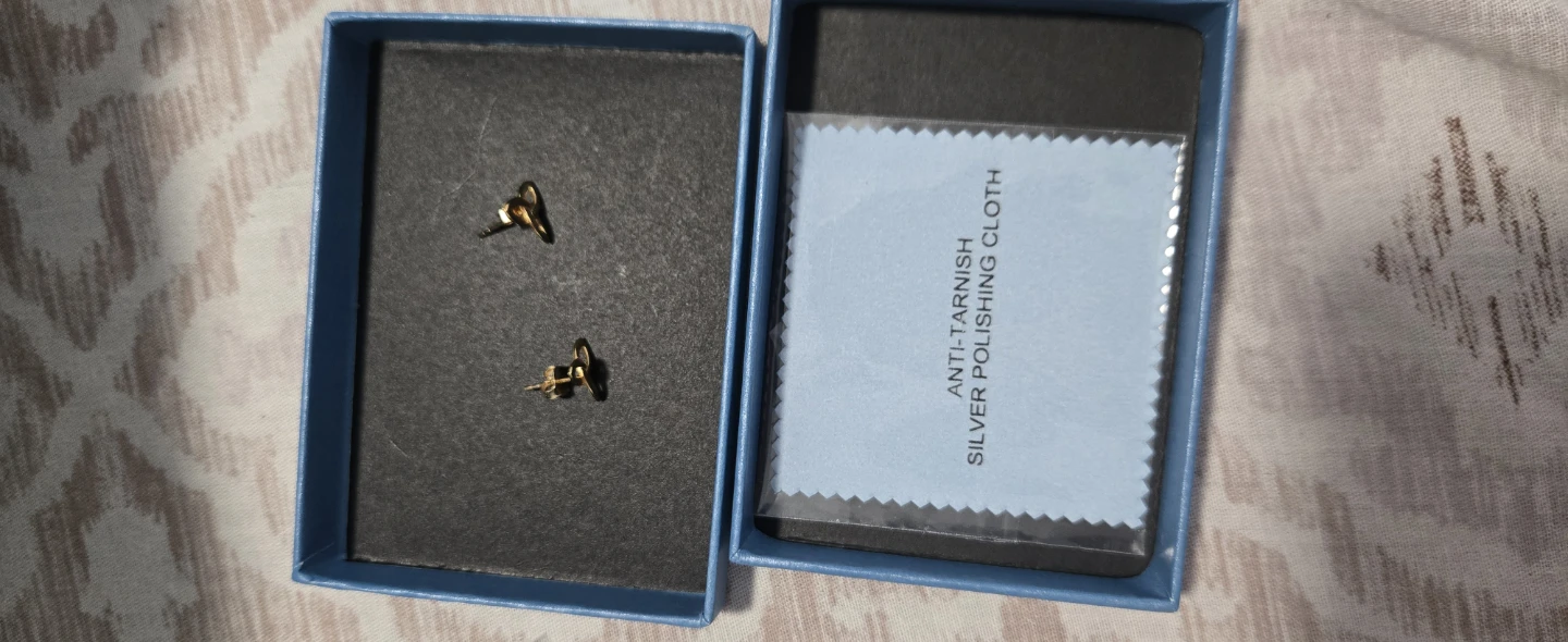 PROSILVER Gold Knot Earrings - photo 4