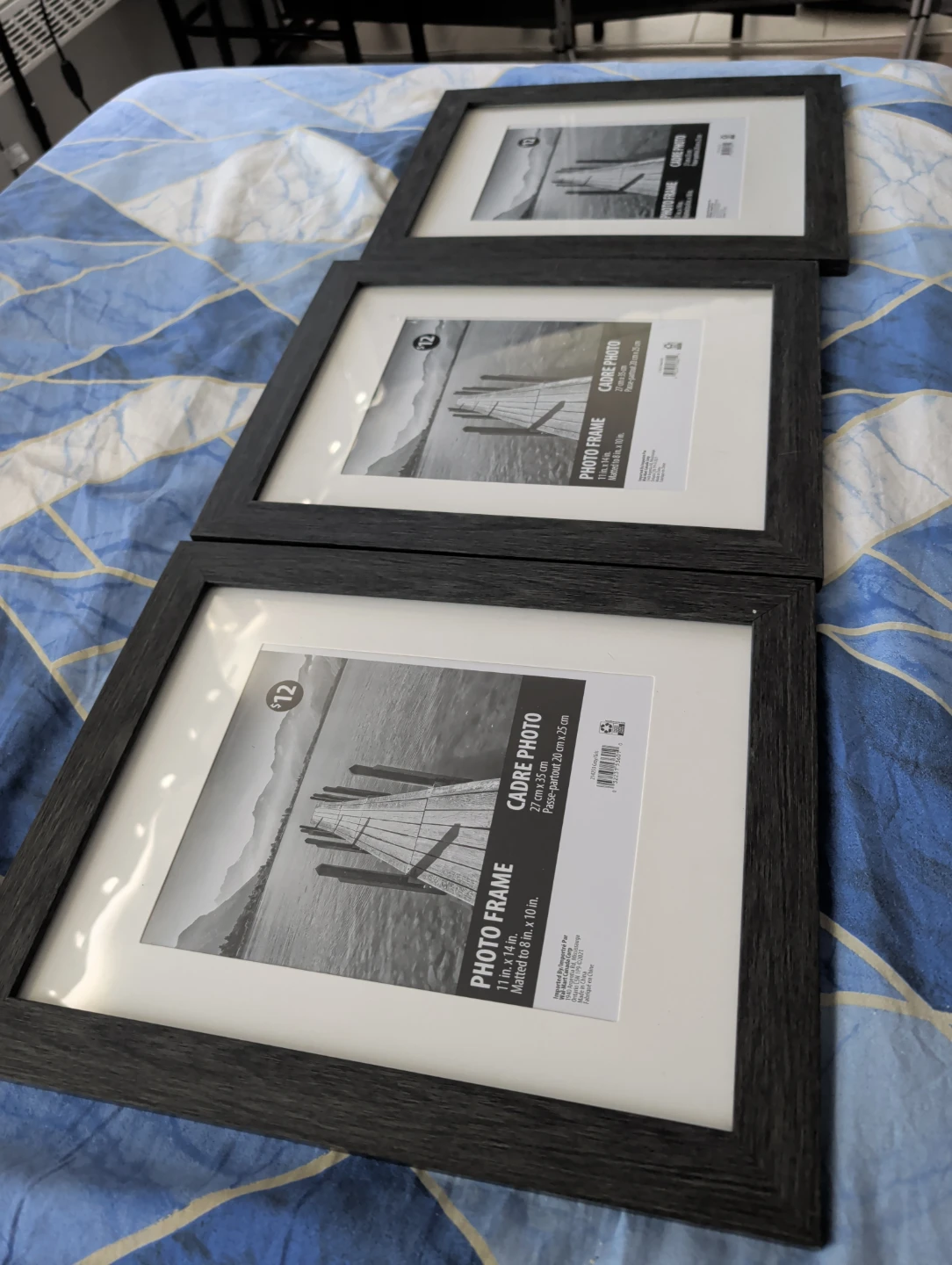 3 Pack Photo Frames - 11x14 inch