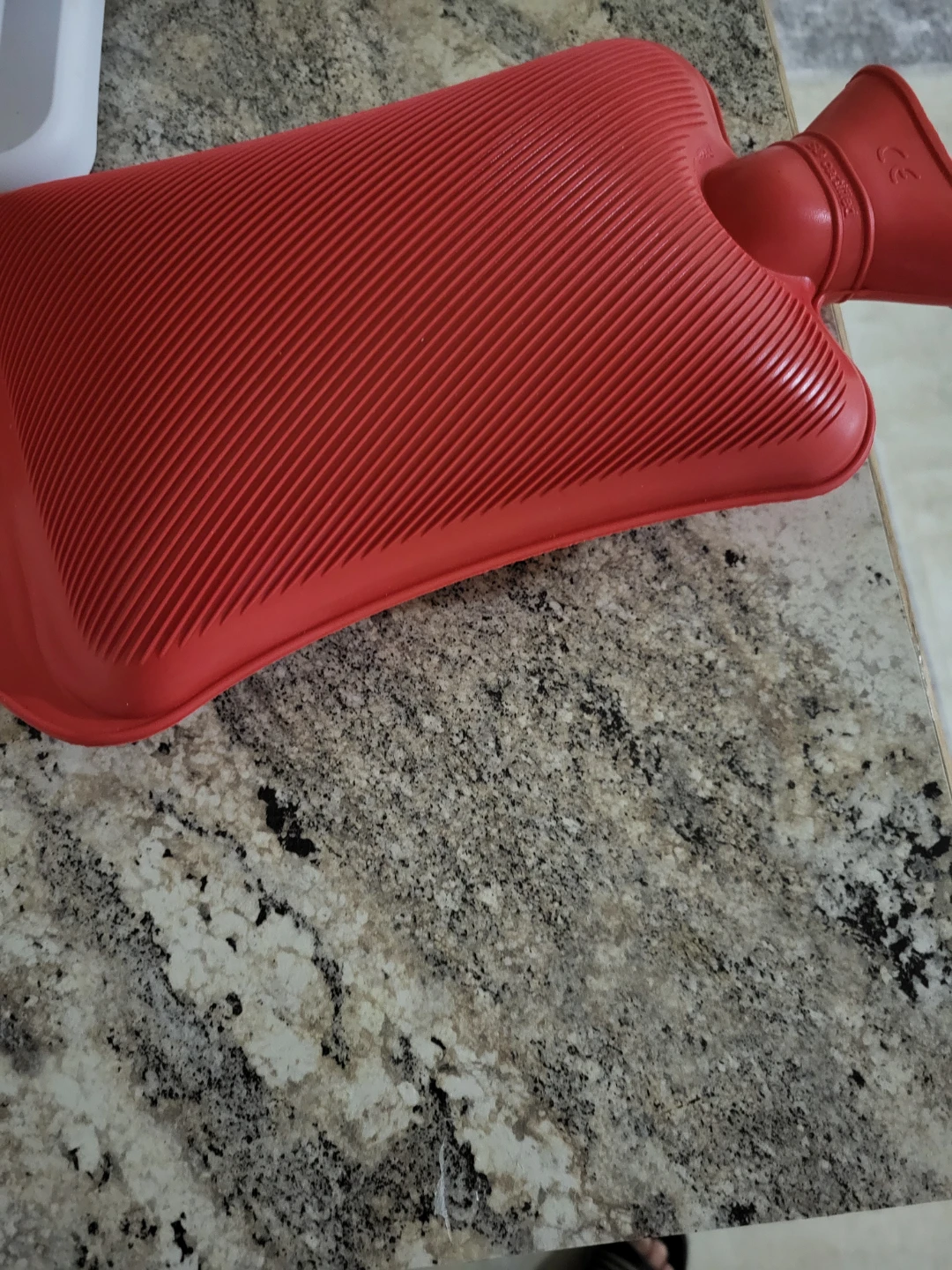Red Rubber Hot Water Bottle