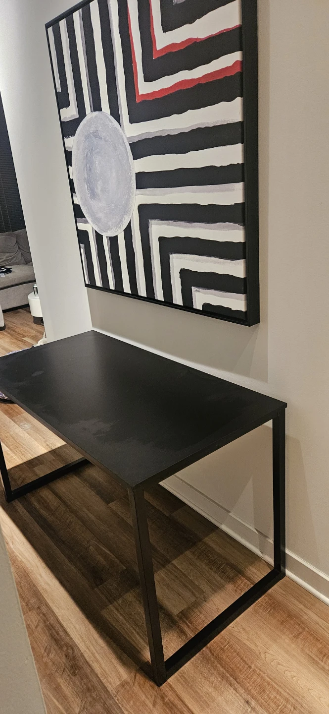 Black Metal Frame Desk - photo 3