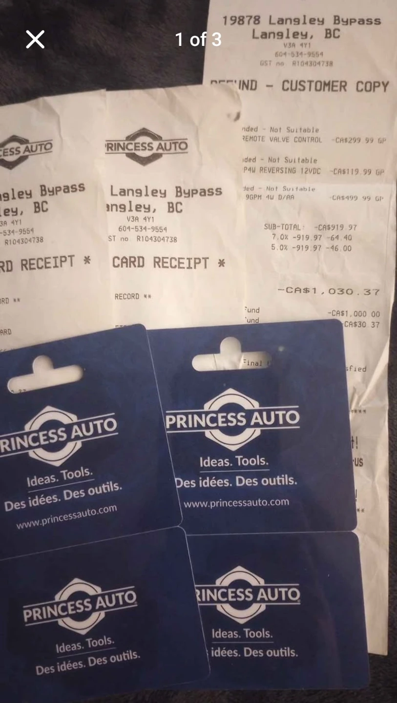 Princess Auto Gift Card