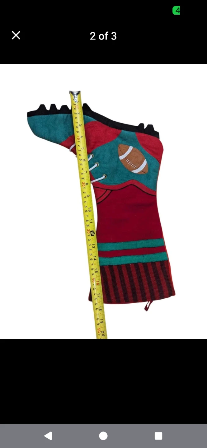 Like new: christmas stocking for the football player / fan - photo 2