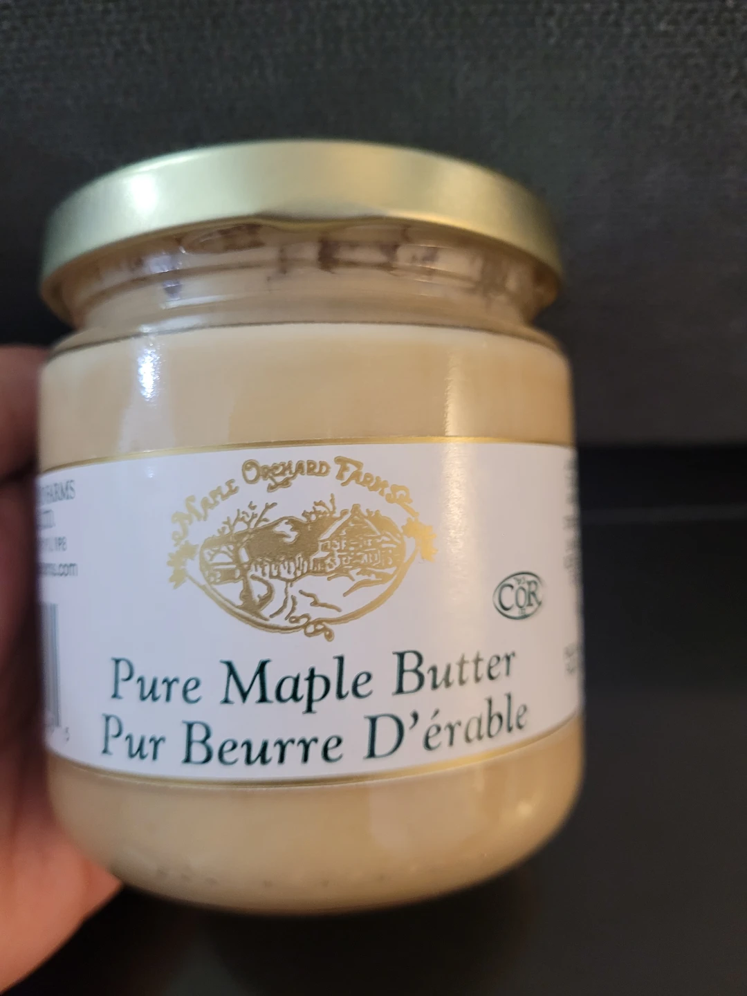 Maple Orchard Farms Pure Maple Butter Jar