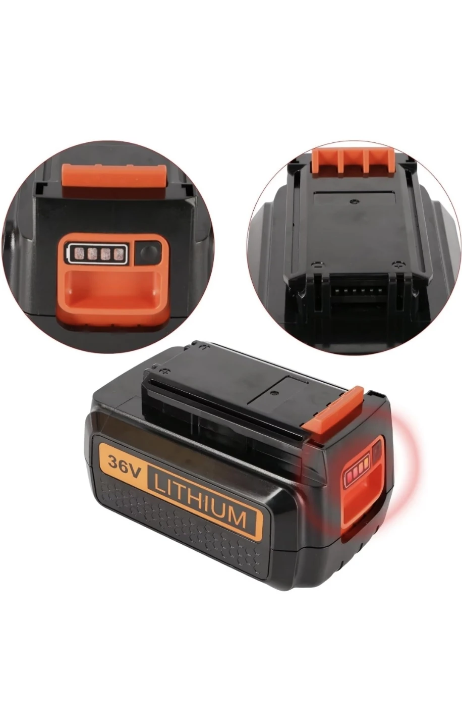 New1.5Ah Compatible with Black and Decker 40V - photo 2
