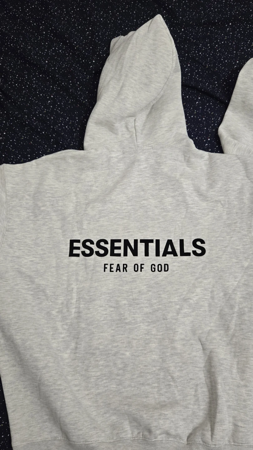 FEAR OF GOD ESSENTIALS Hoodie Grey - photo 4