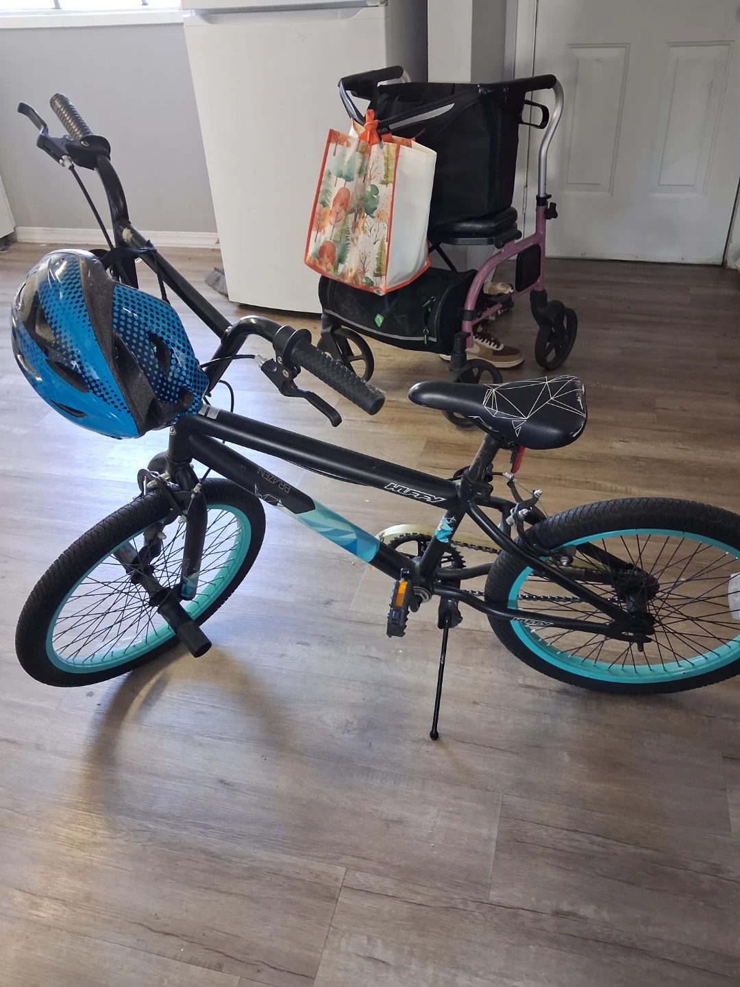Huffy BMX Bike with Helmet