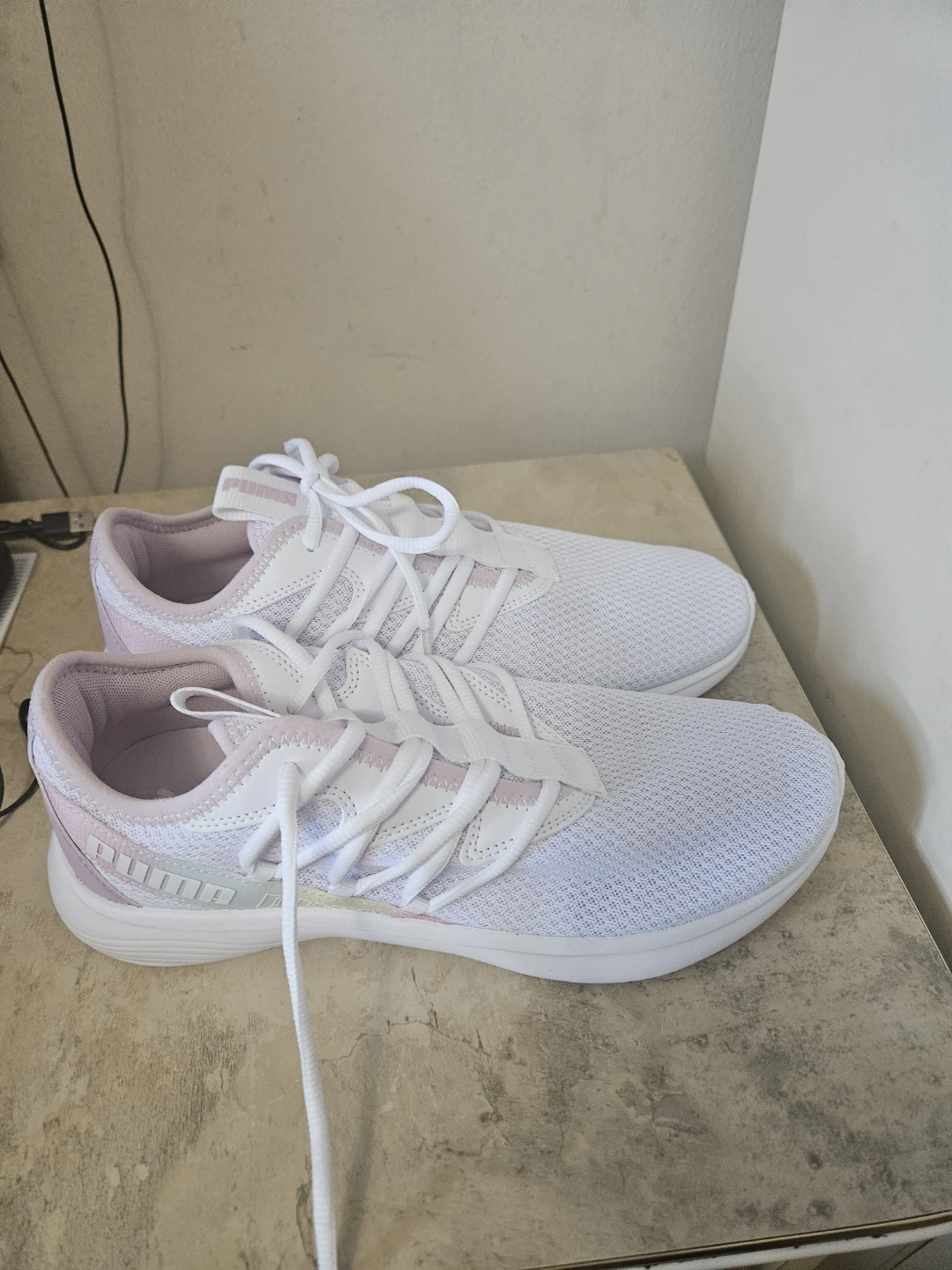 Puma Women's White & Pink Running Shoes - photo 2