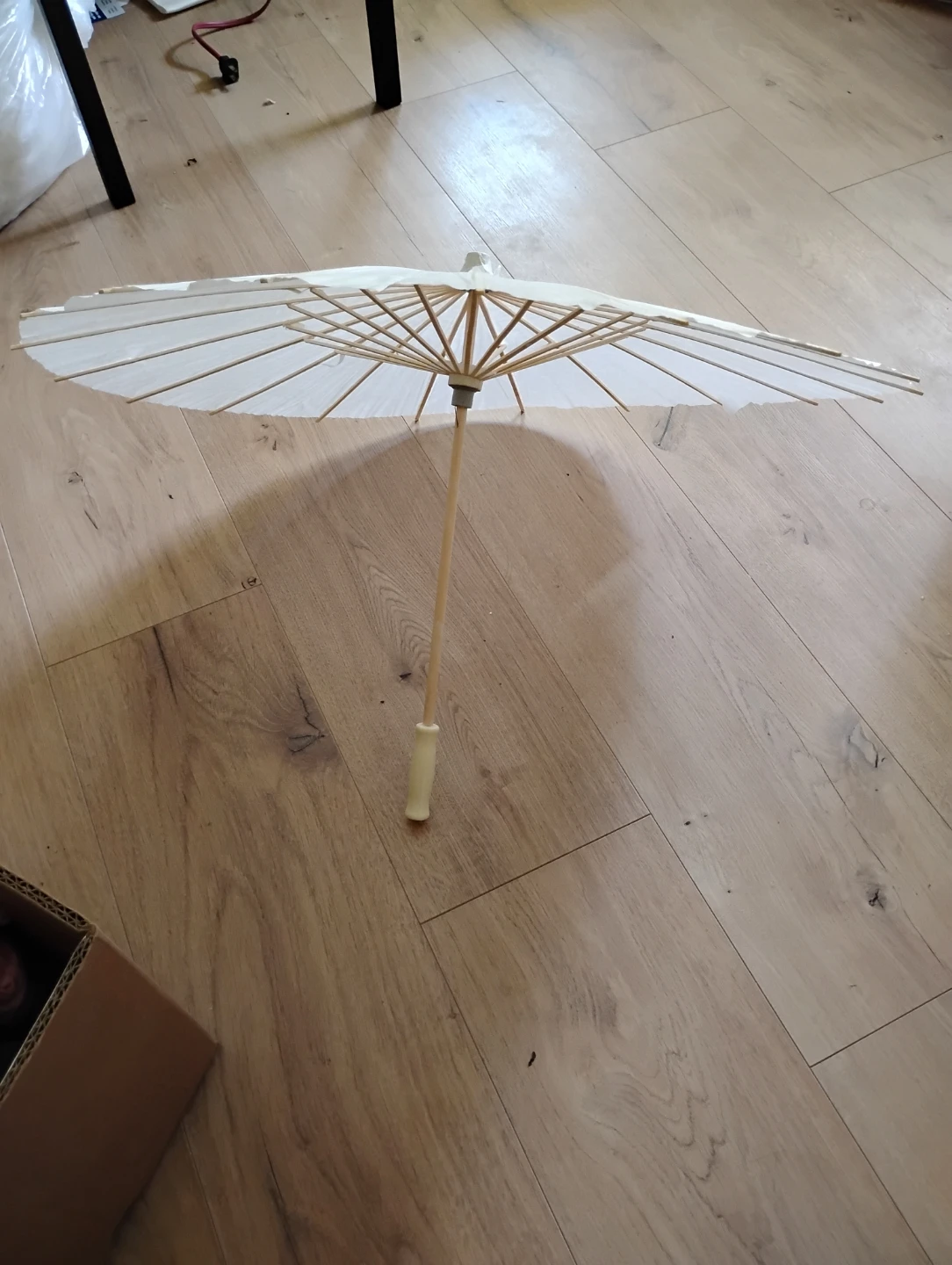 White Paper Parasol Umbrella - photo 2