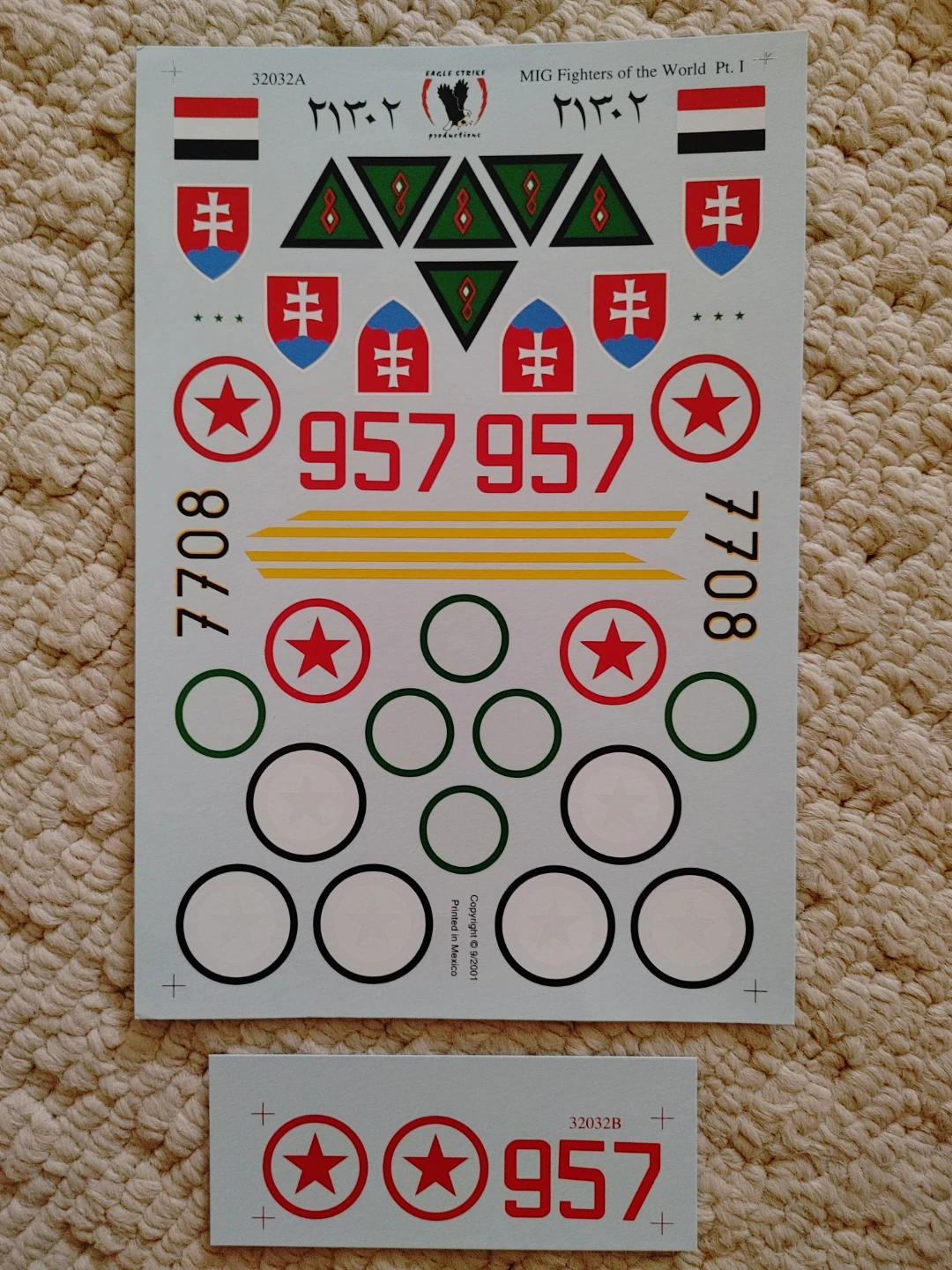 Eagle Strike 32032 MiG Fighters of the World Pt. I Decals - photo 3