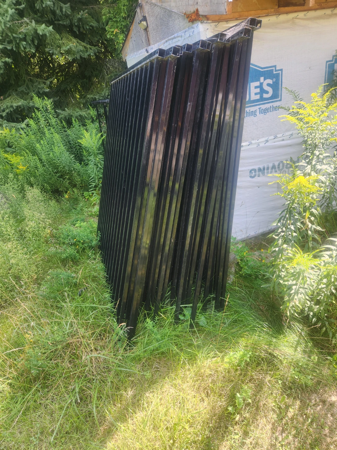 Black Metal Fence Panels - photo 2