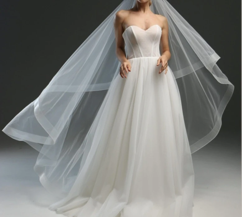 Cathedral Length Two-Tier Wedding Veil