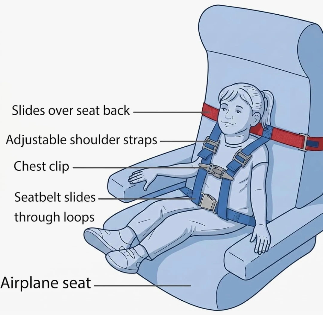 Official Kids Airplane Travel Harness (CARES™) - photo 5