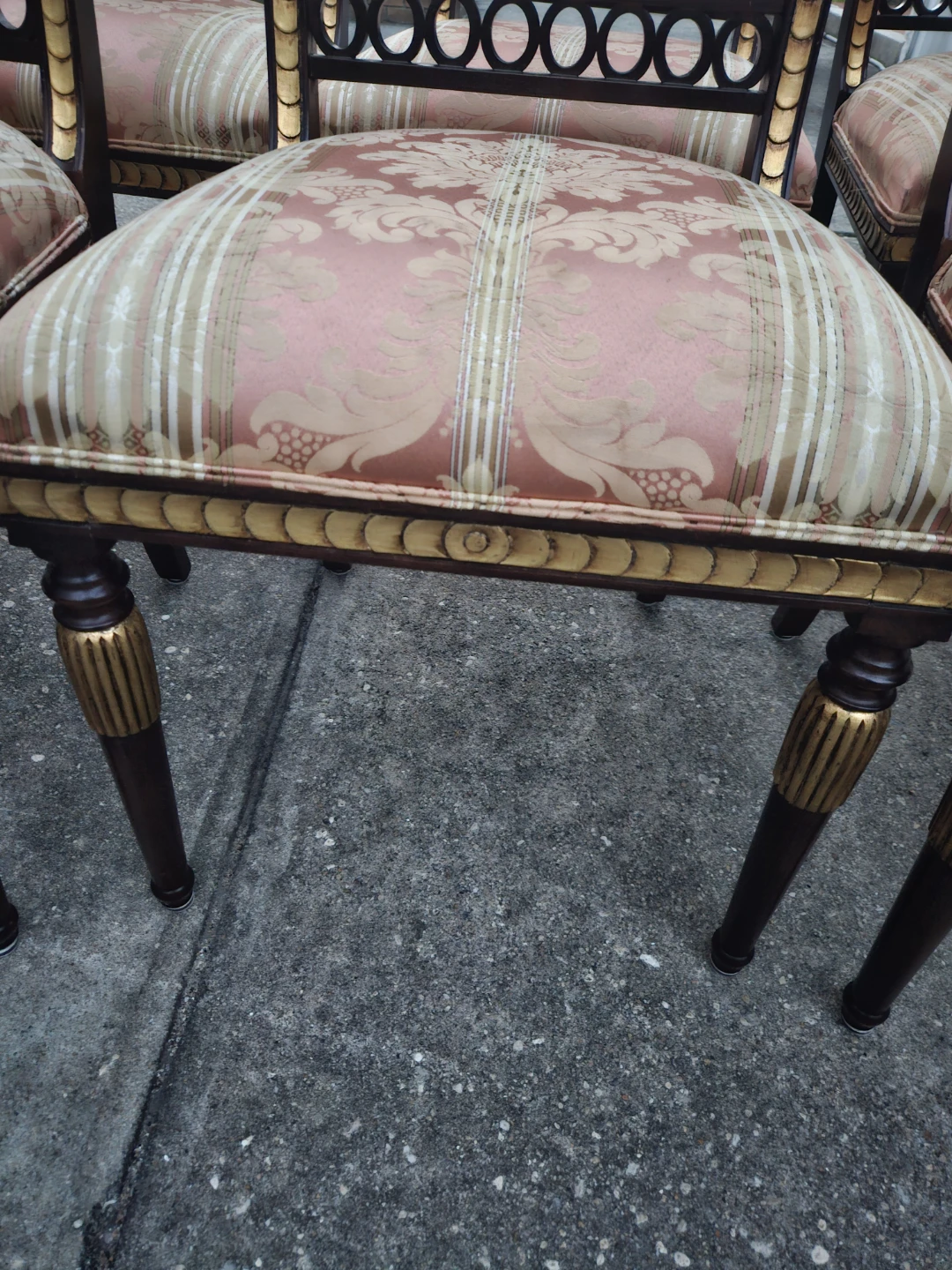 8 beautiful expensive custom made chairs - photo 4