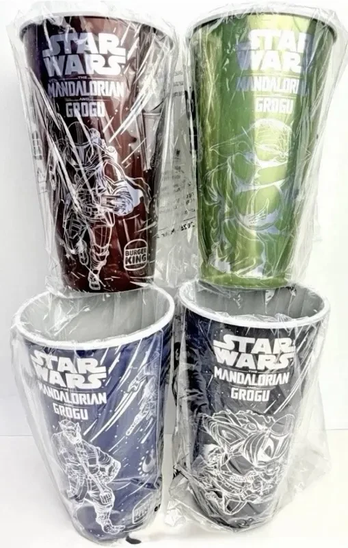 Star Wars Mandalorian Grogu Collector's Cups (Set of 4)