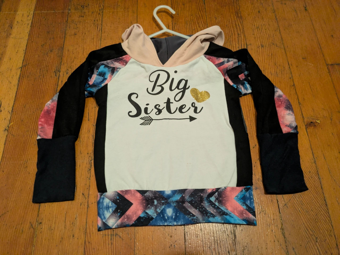 Grow With Me Big Sister Hoodie