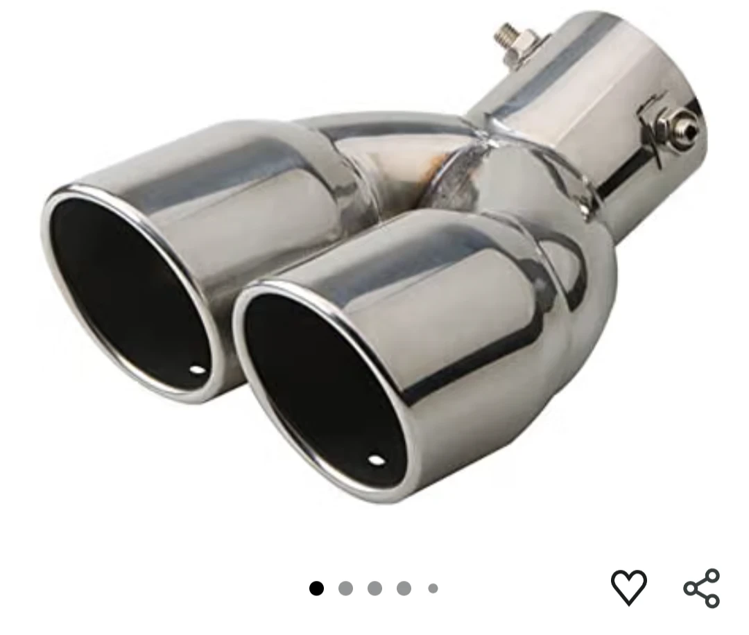 Chrome Dual Exhaust Tip - photo 2