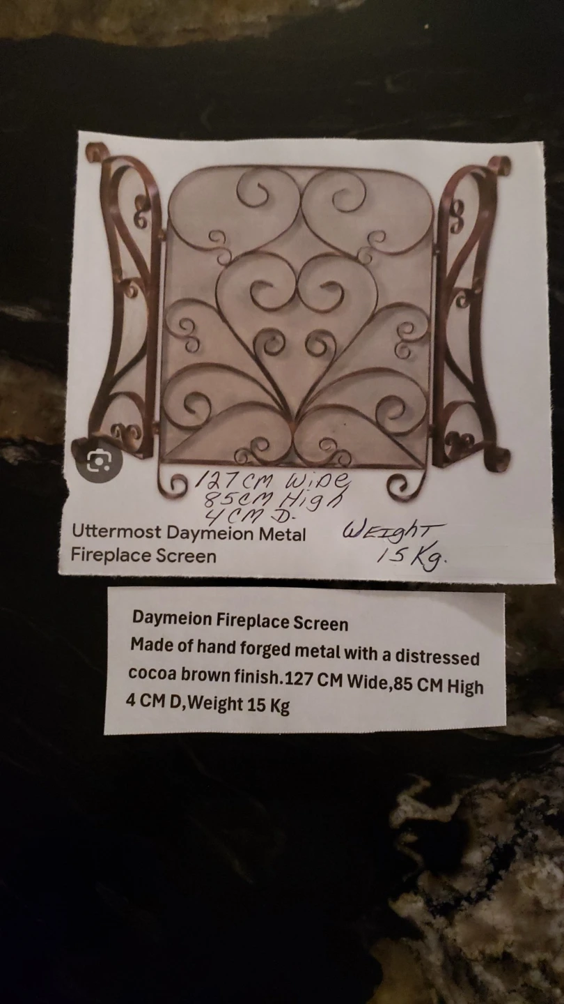 Fireplace Guard Screen.Available SW Edm