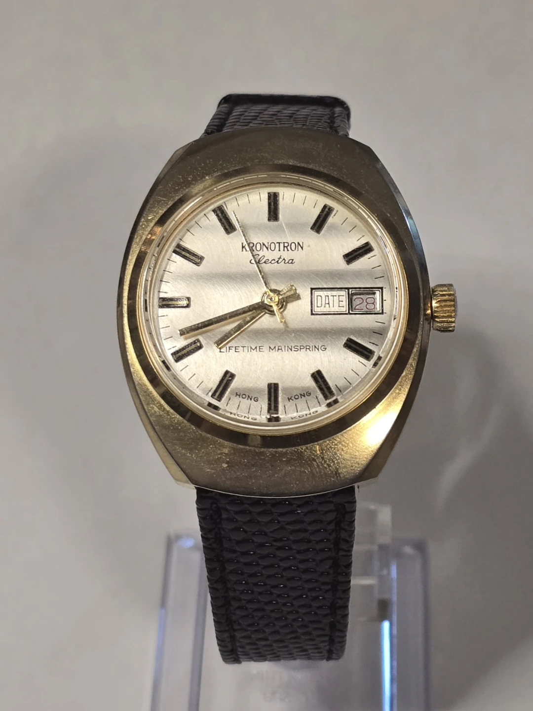 Vintage Manual Wind Mechanical Kronotron Electra Watch 35mm