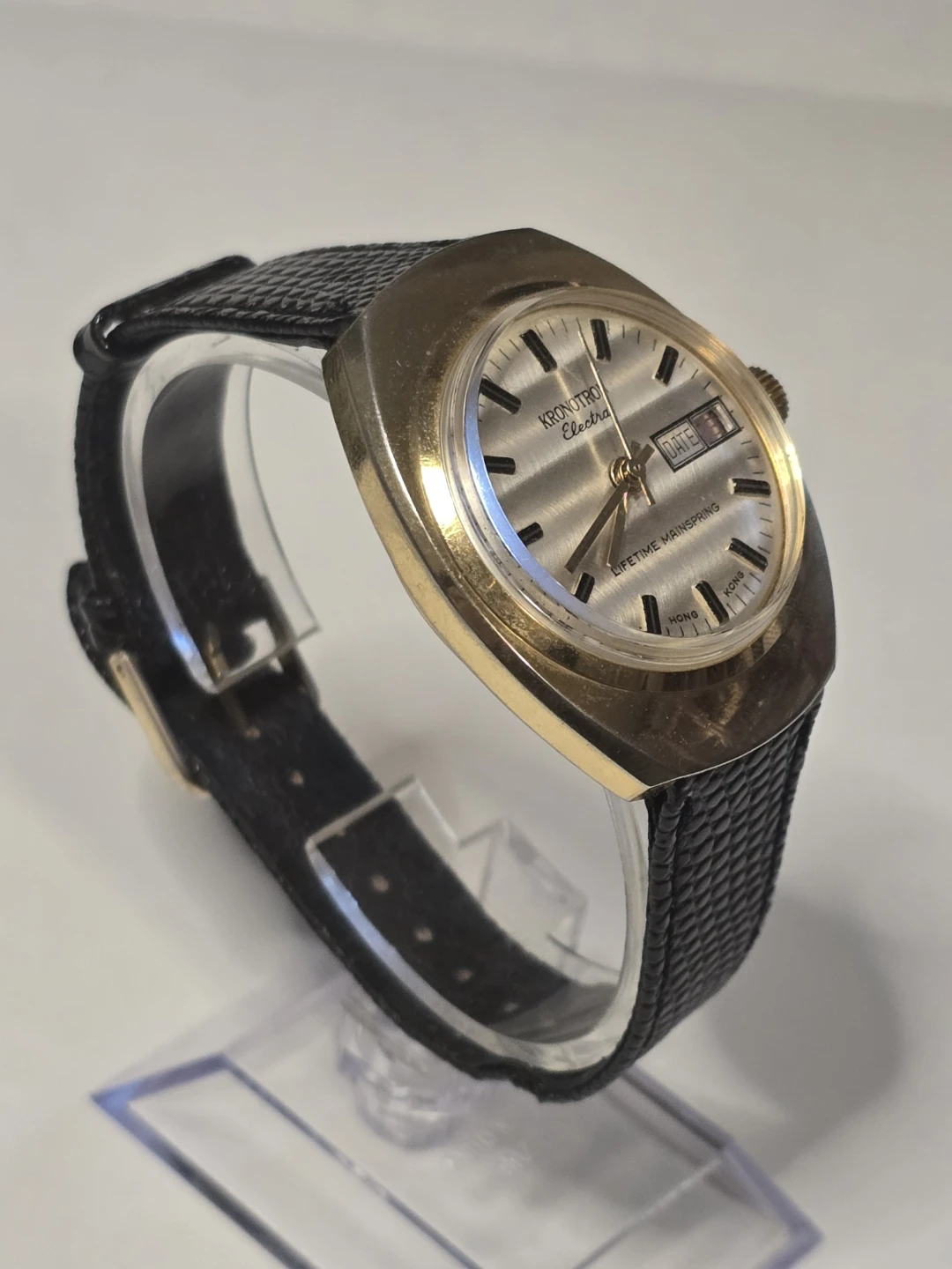 Vintage Manual Wind Mechanical Kronotron Electra Watch 35mm - photo 2