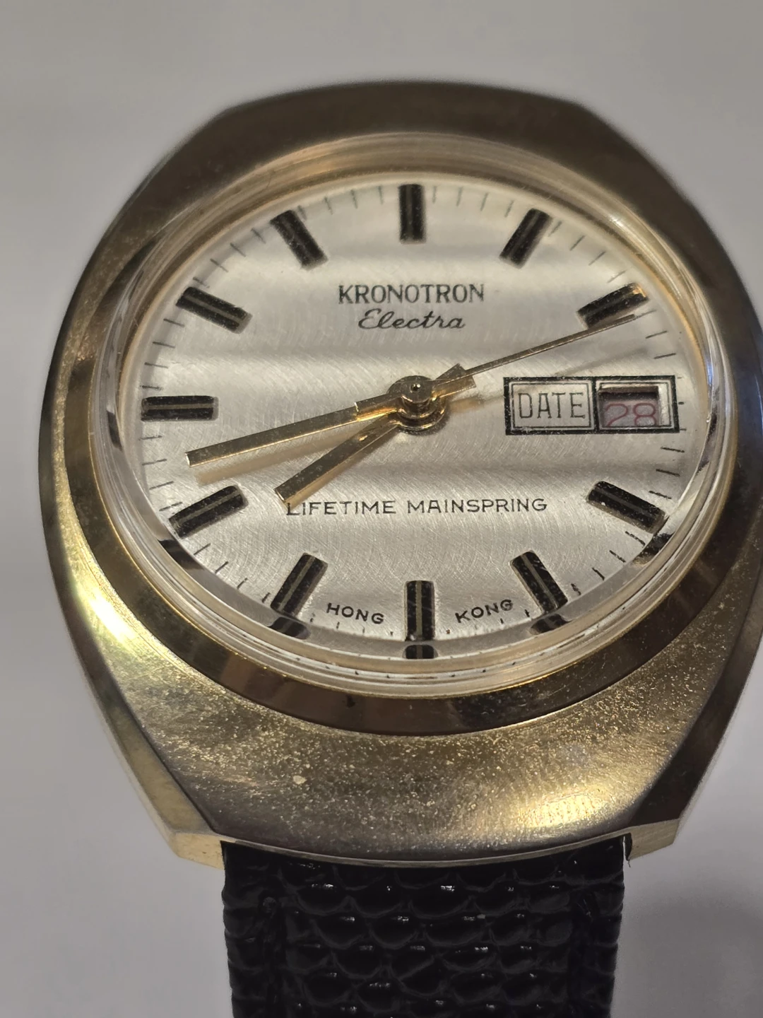 Vintage Manual Wind Mechanical Kronotron Electra Watch 35mm - photo 4