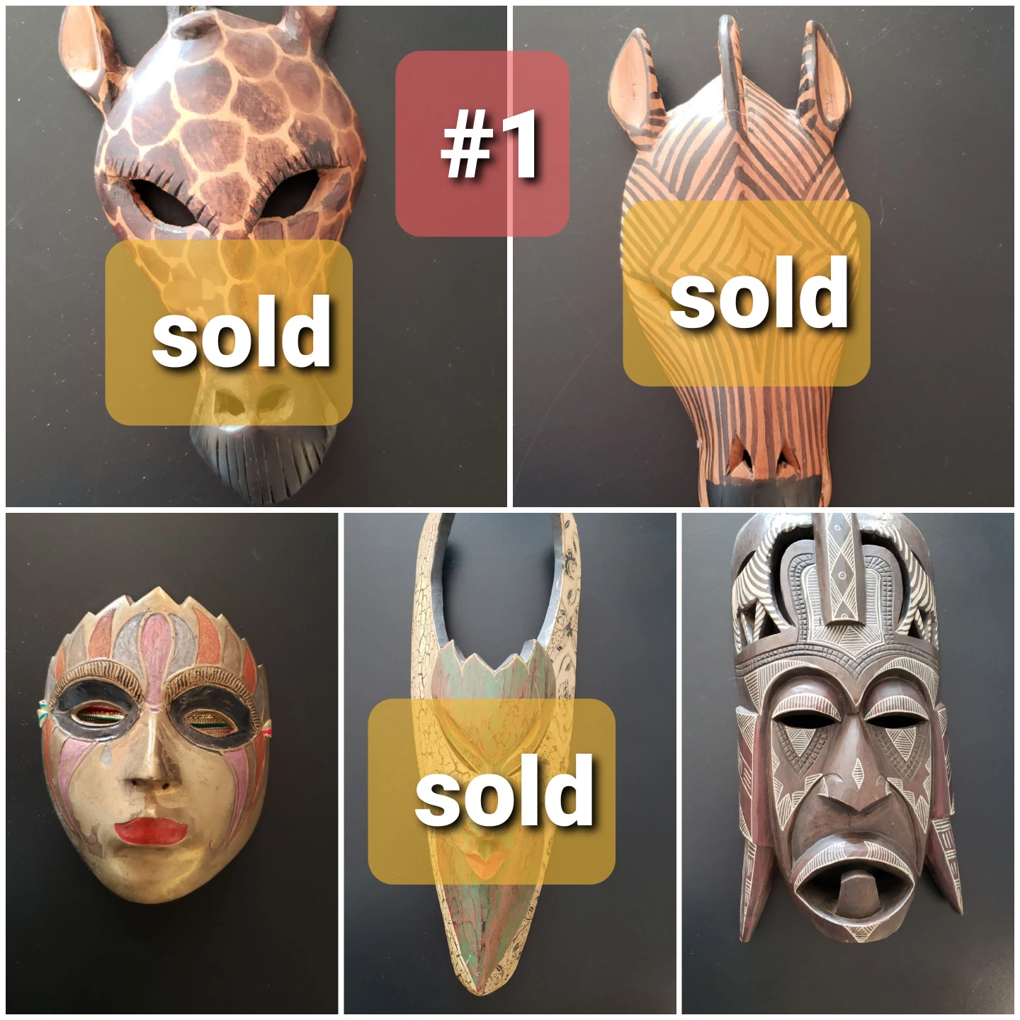 Tribal Masks and Wall Art (10)