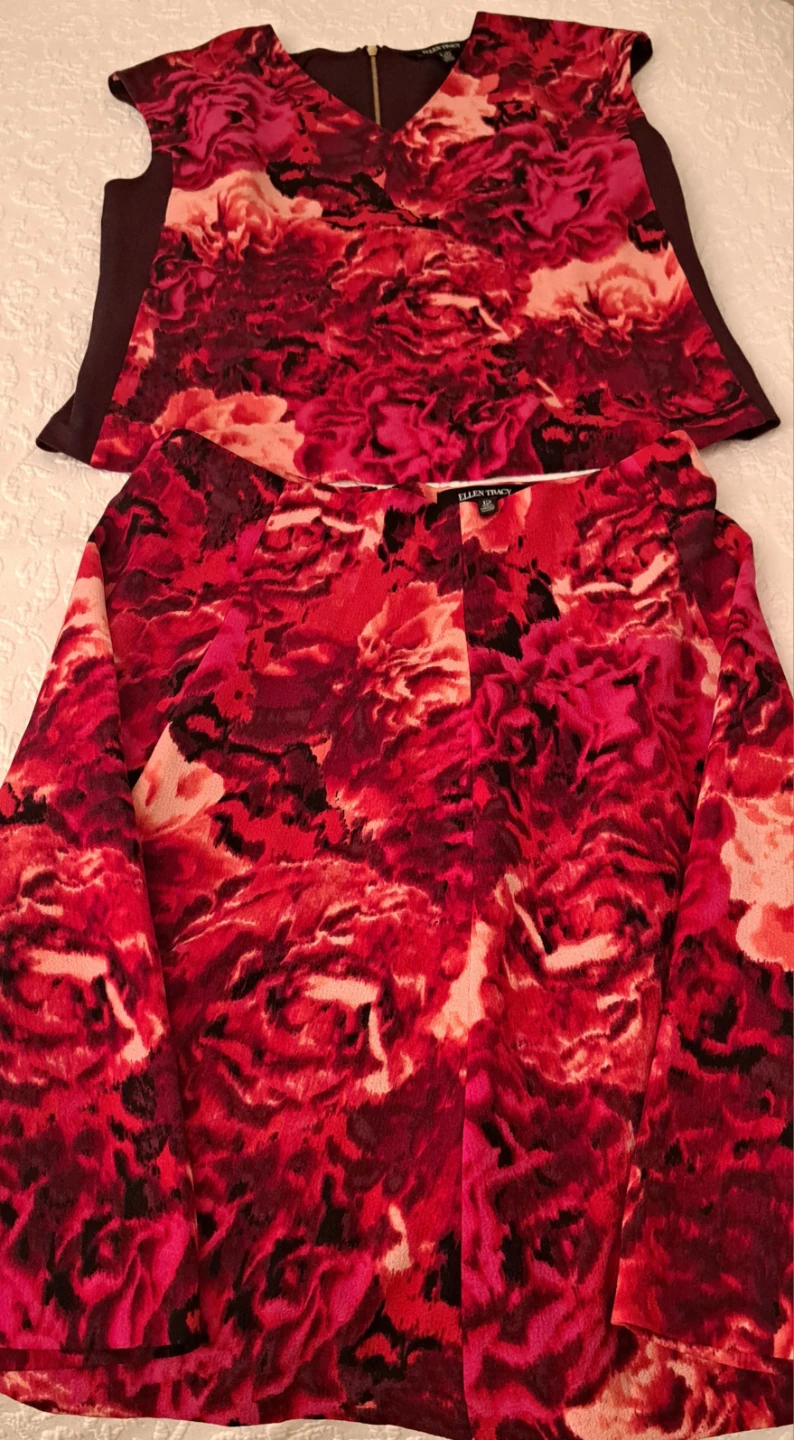 Ellen Tracy Women's Dress & Top Set
