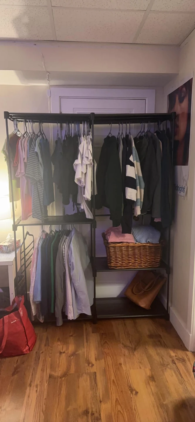 (BRAND NEW) Portable Closet Organizer Garment Rack - photo 2