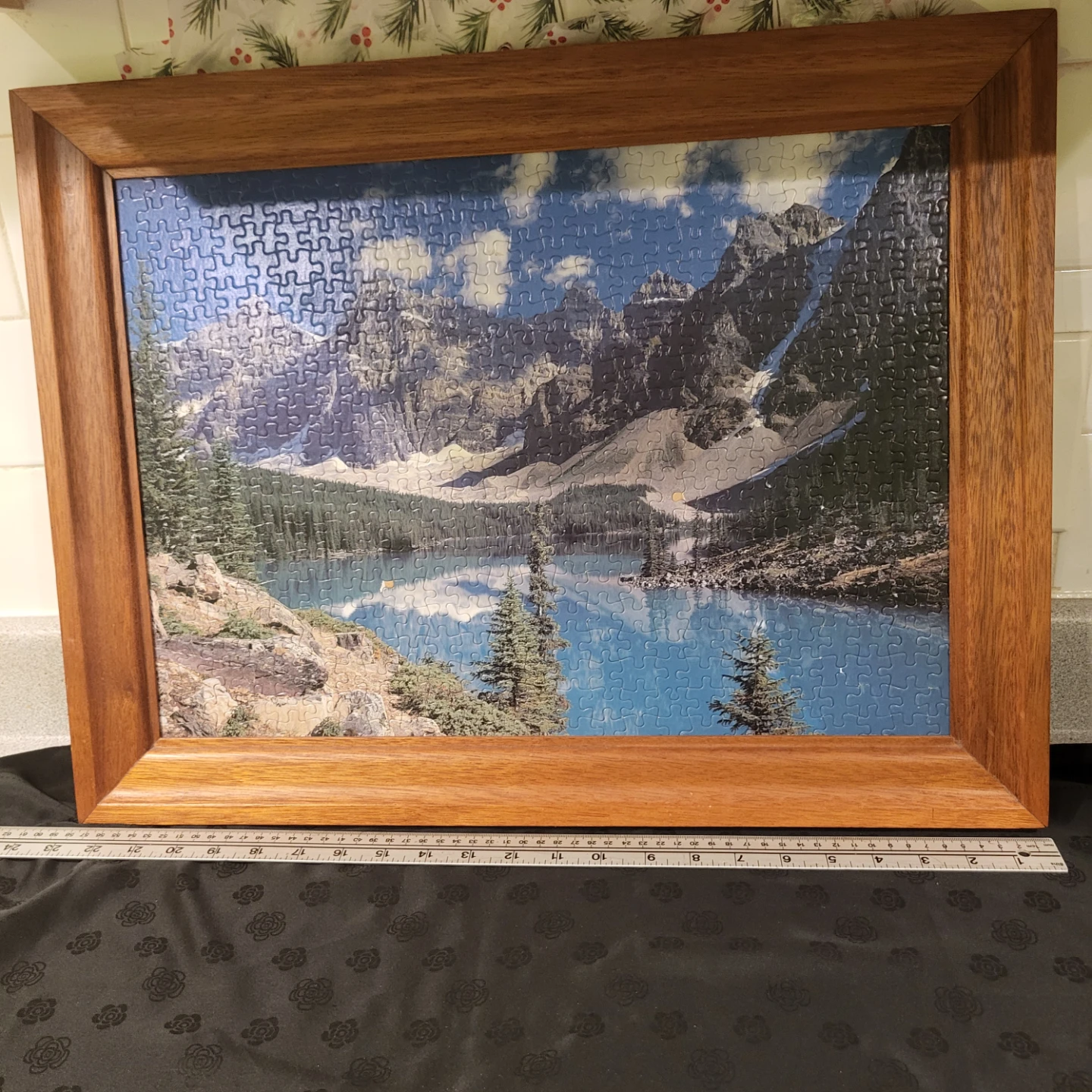 Framed Jigsaw Puzzle - Moraine Lake, Banff National Park