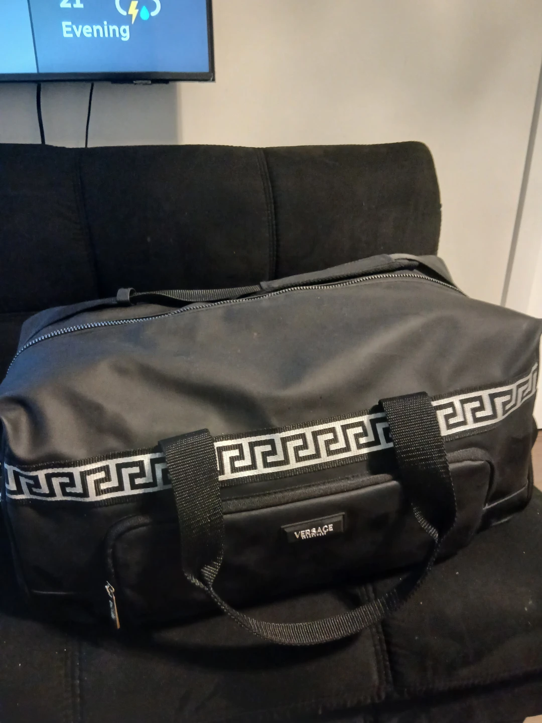Versace Fragrances Black Duffle Bag - photo 2