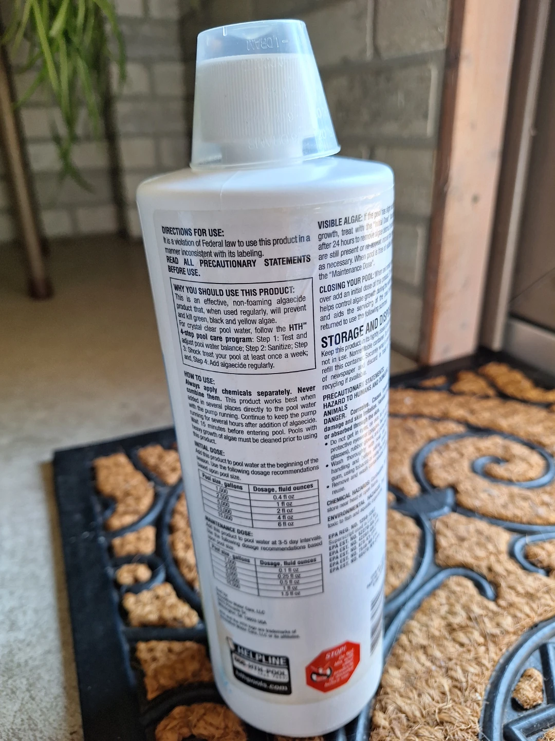 HTH Pool Care Algae Guard Advanced Algae Eliminator - photo 2