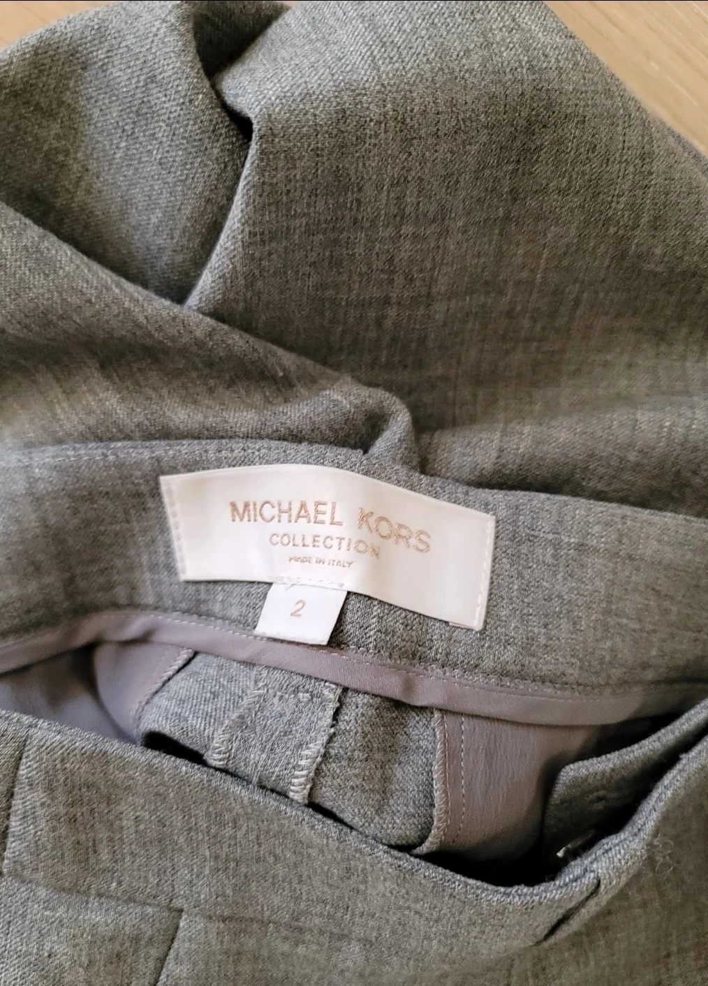 Michael Kors Collection Grey Tailored Pants Size 2 - photo 2