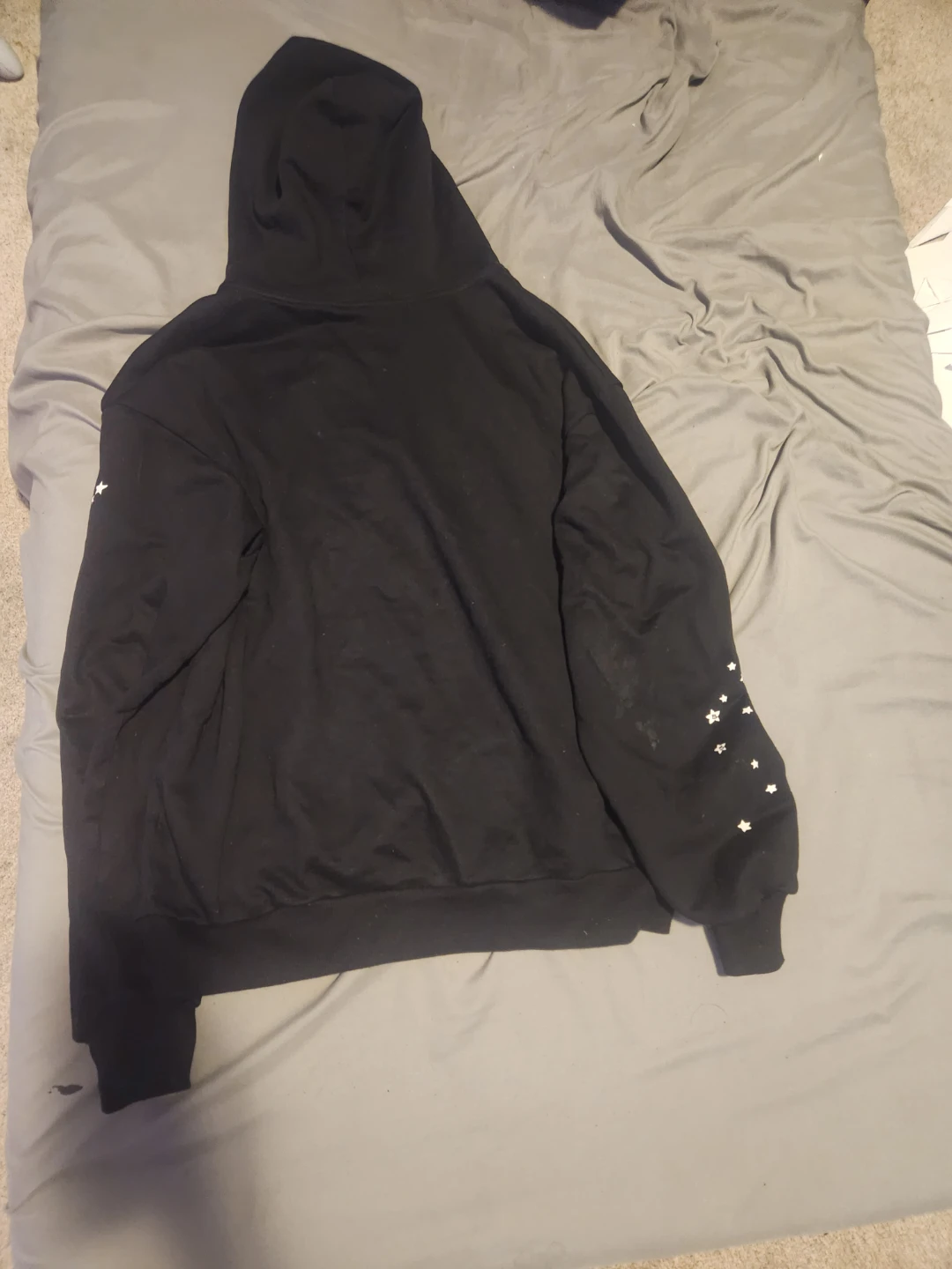 Black sp5der Hoodie size L - photo 2