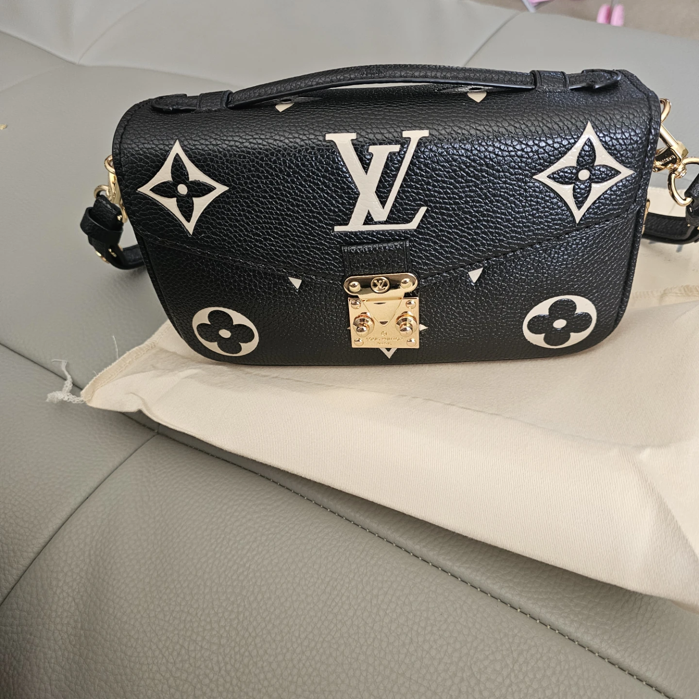 Louis Vuitton Black Monogram Shoulder Bag