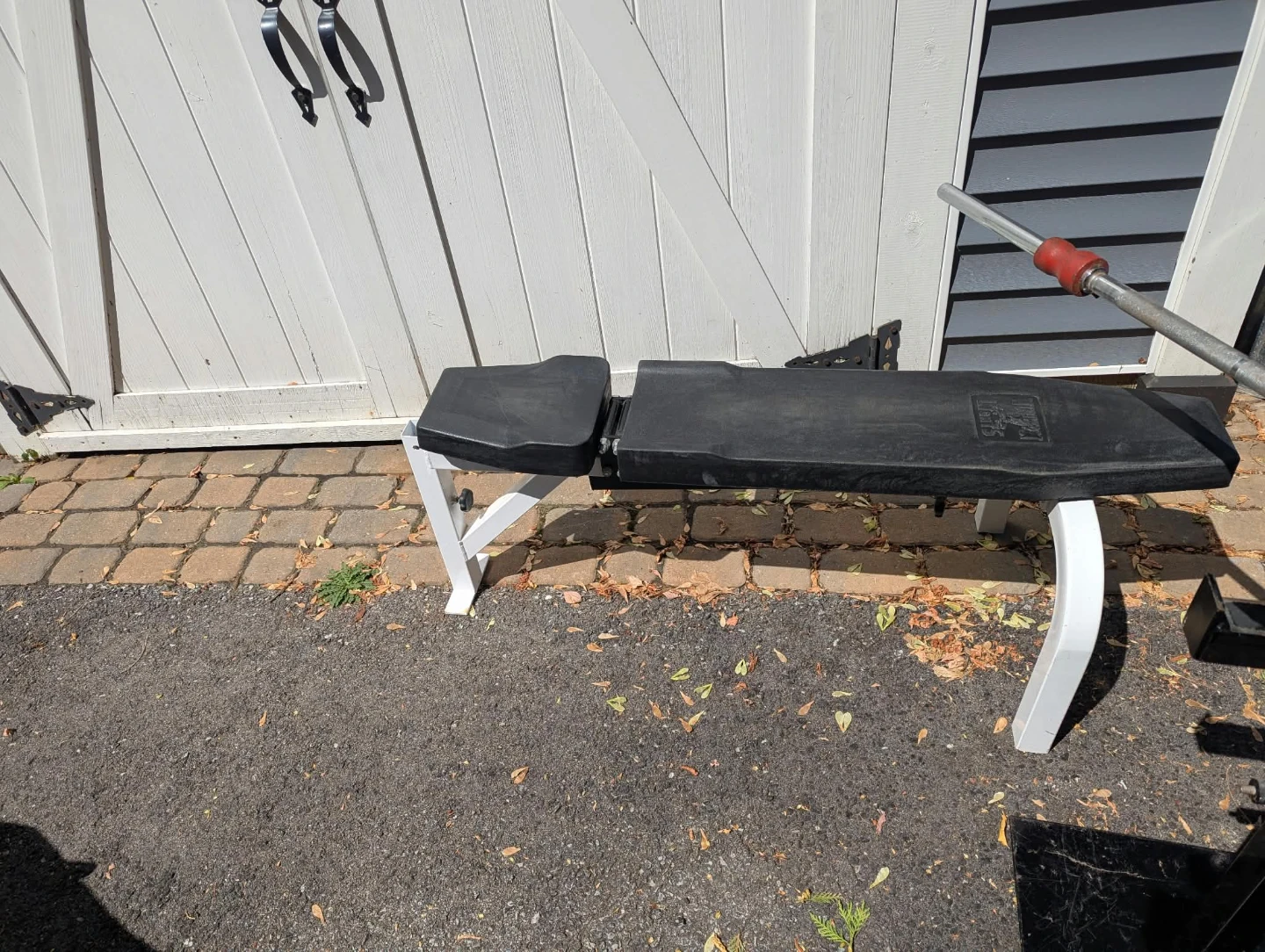 Barbell Weight Plates and Weight Bench Set