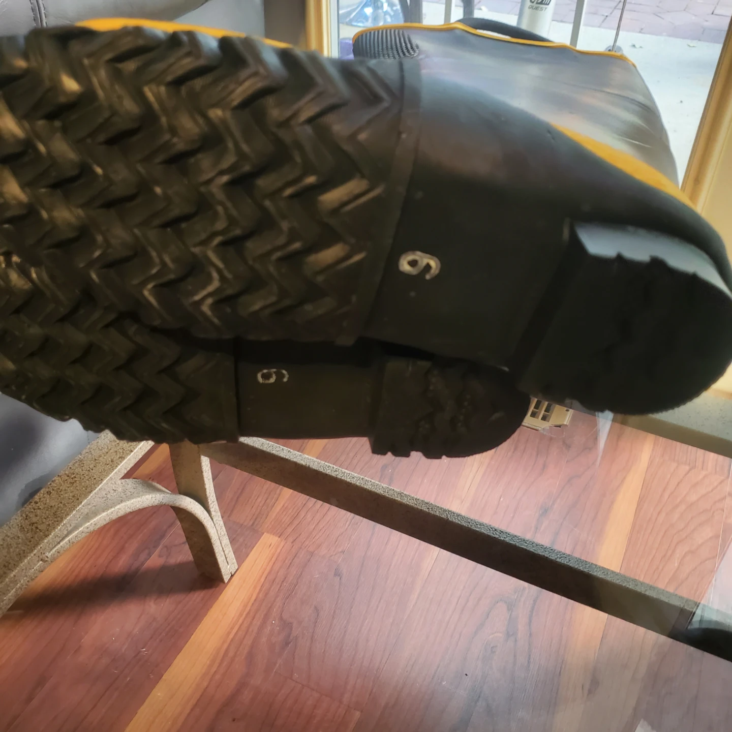 Black Rubber Boots - Size 6 & 10 - photo 5