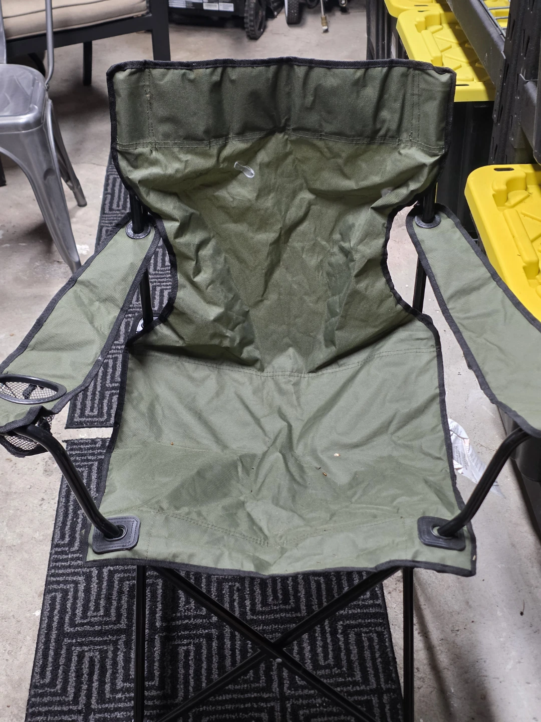 Deluxe Arm Chair - Army Green