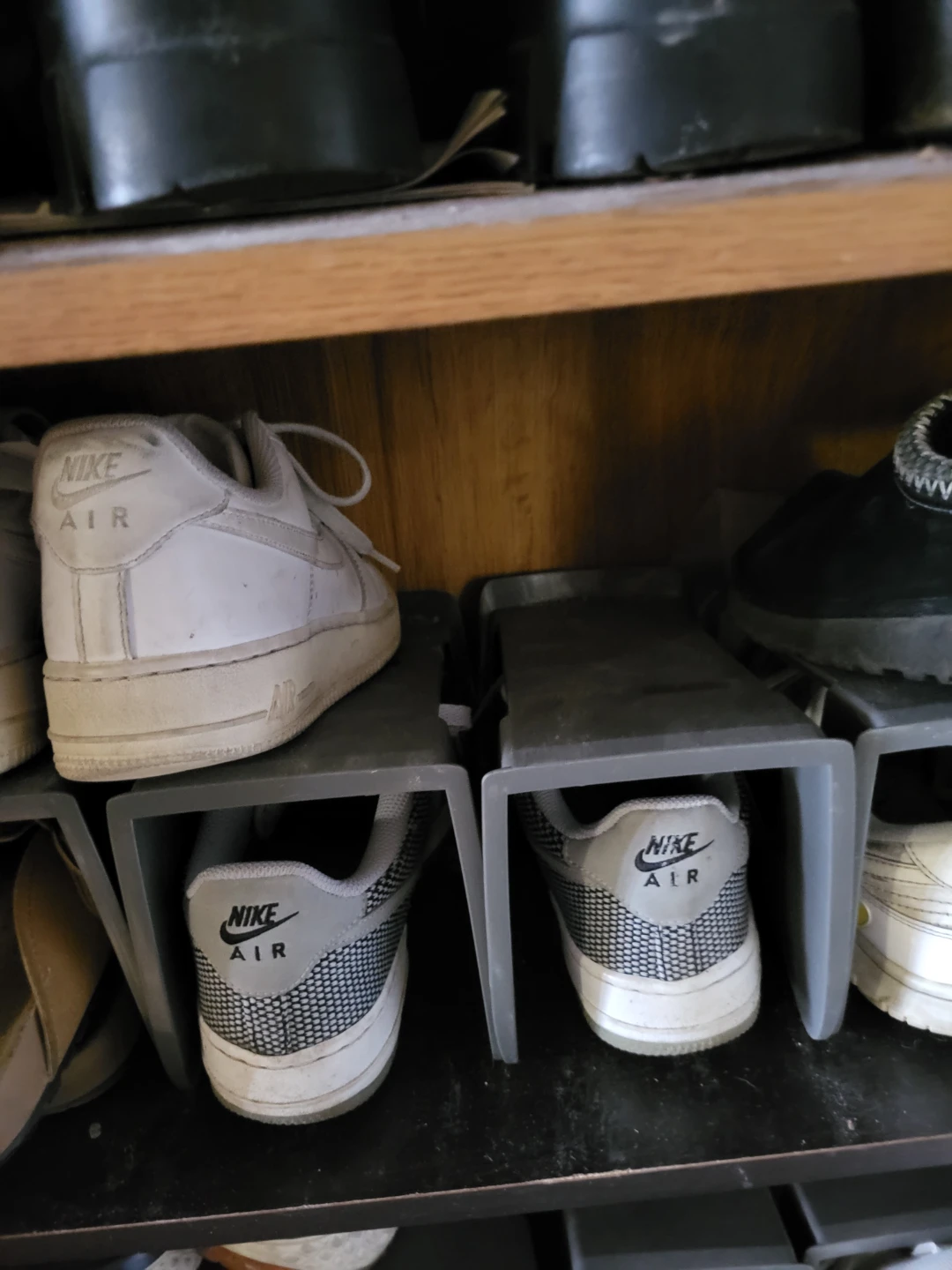 9 Stackable Shoe Rack Organizer - Grey - photo 2