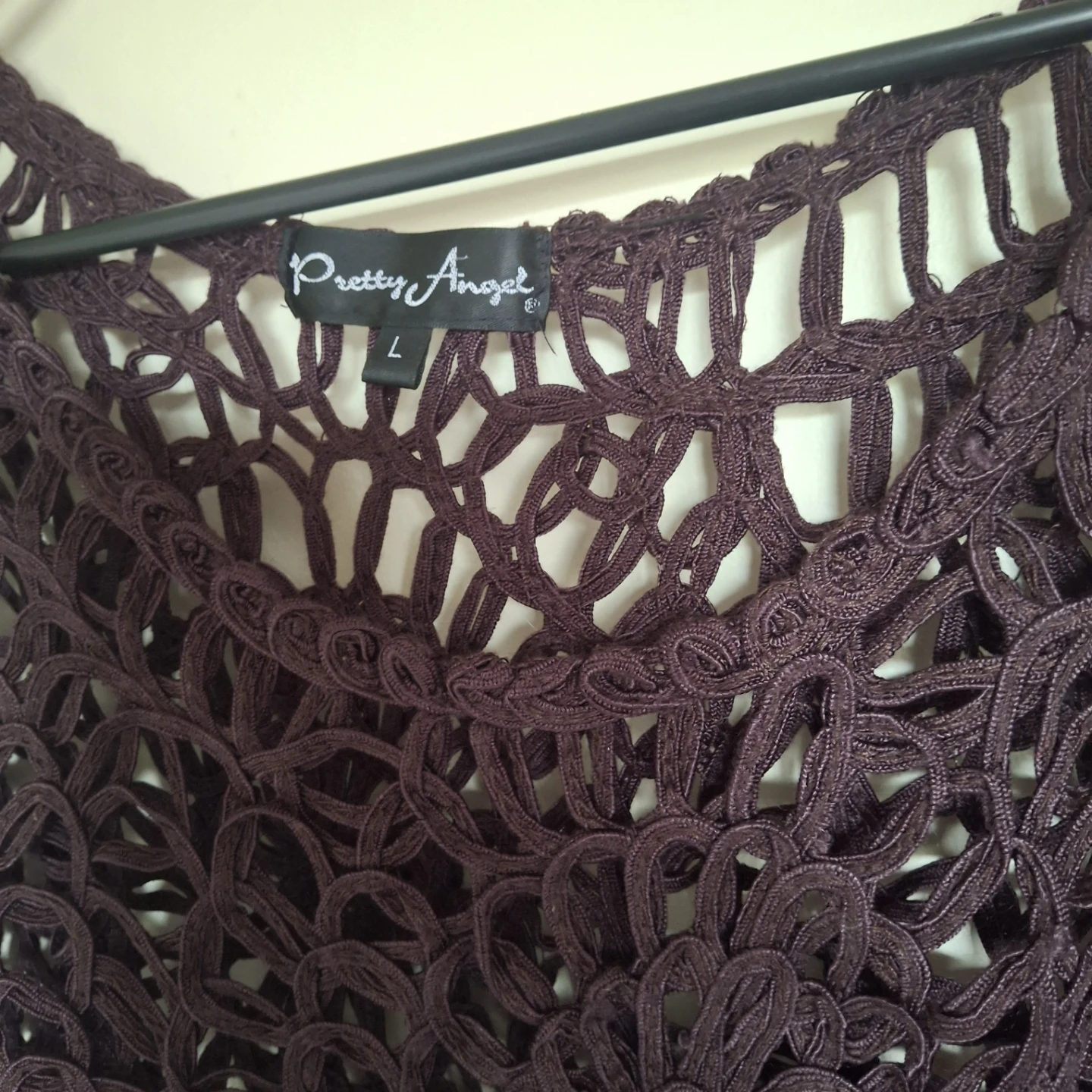 Women's Crochet Knit Sweater - Size L - photo 2