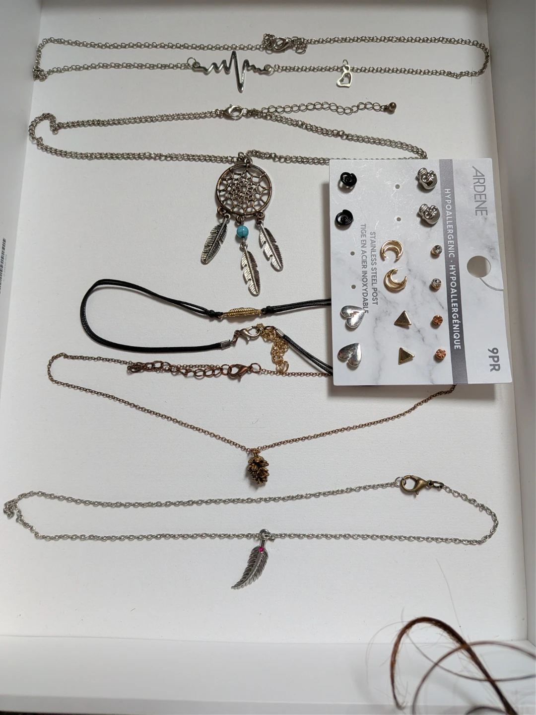 Indie nature theme necklace set
