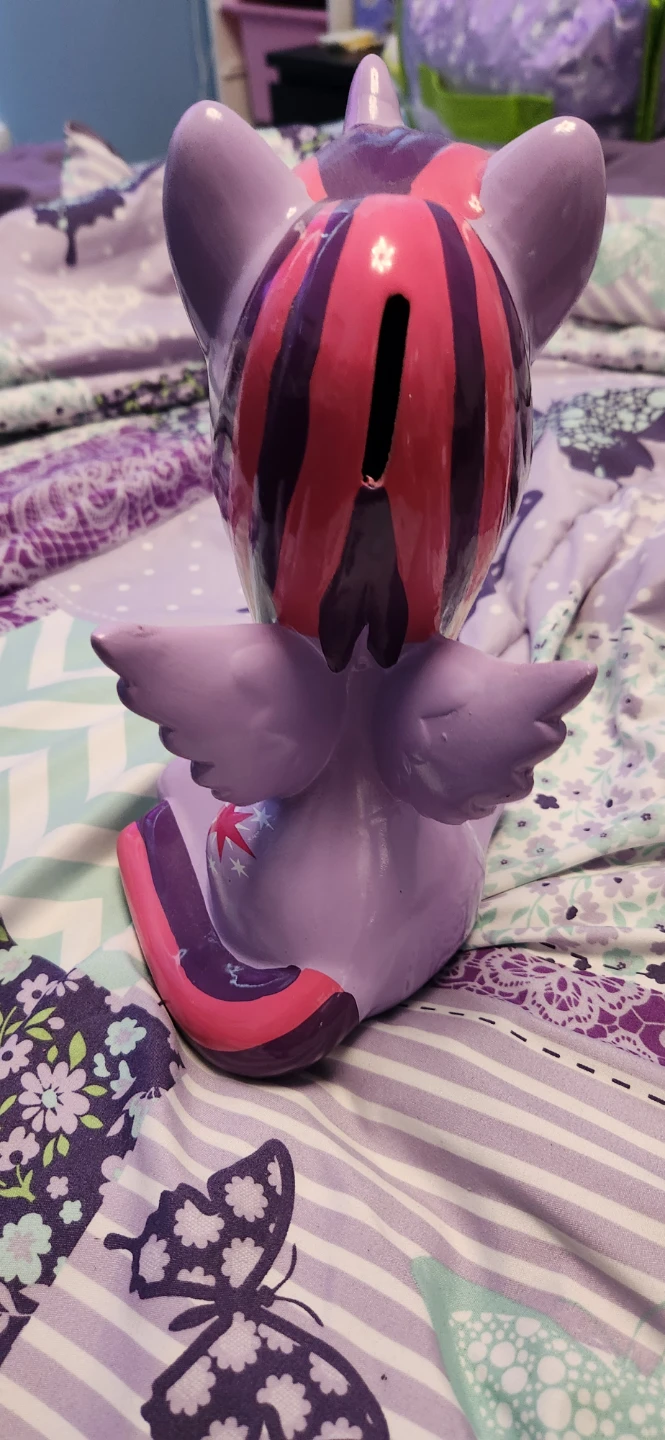 My Little Pony Twilight Sparkle Ceramic Piggy Bank 2016 Hasbro - photo 4