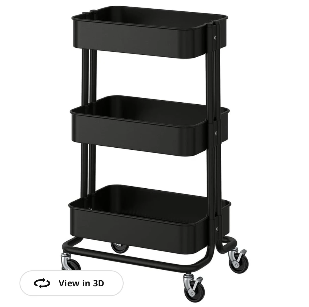 IKEA RSKOG Black Utility Cart - photo 3