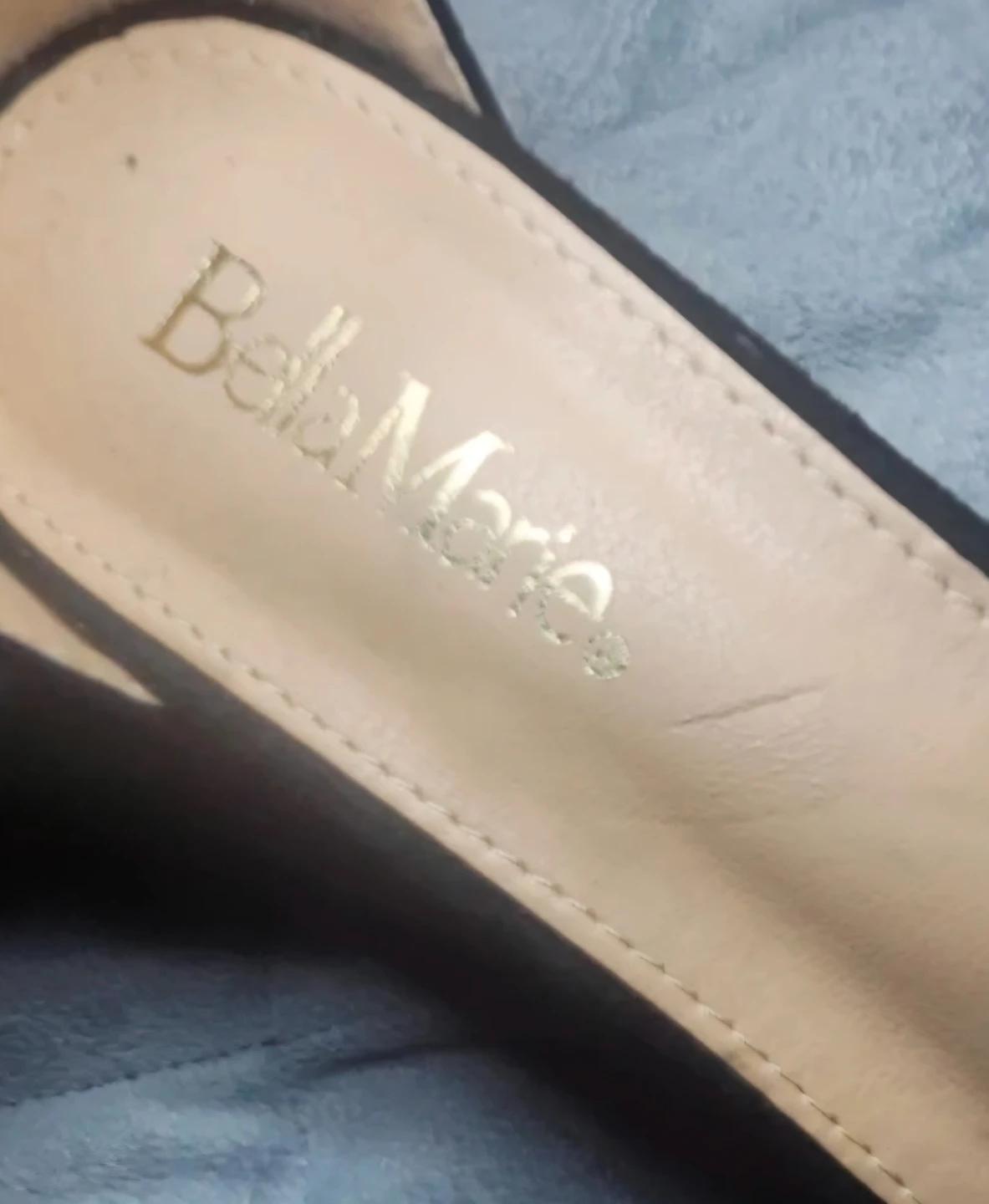 Bella Marie Black Block Heel Sandals - photo 3