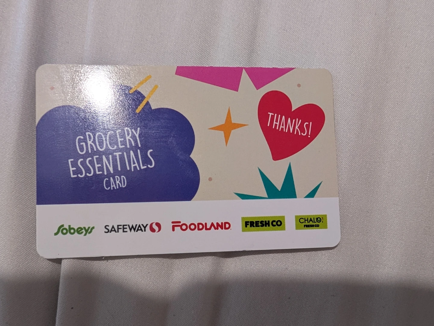 Grocery Essentials Card