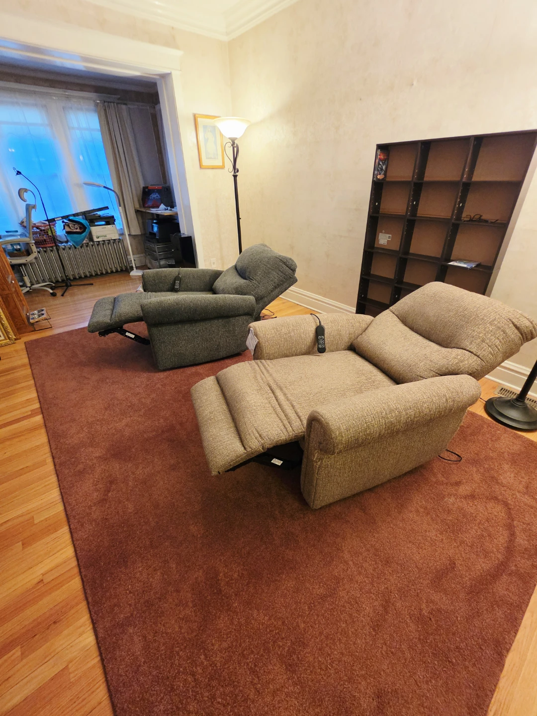 Pair of Ashley Furniture Power Recliners w/ Heat & Massage - photo 4